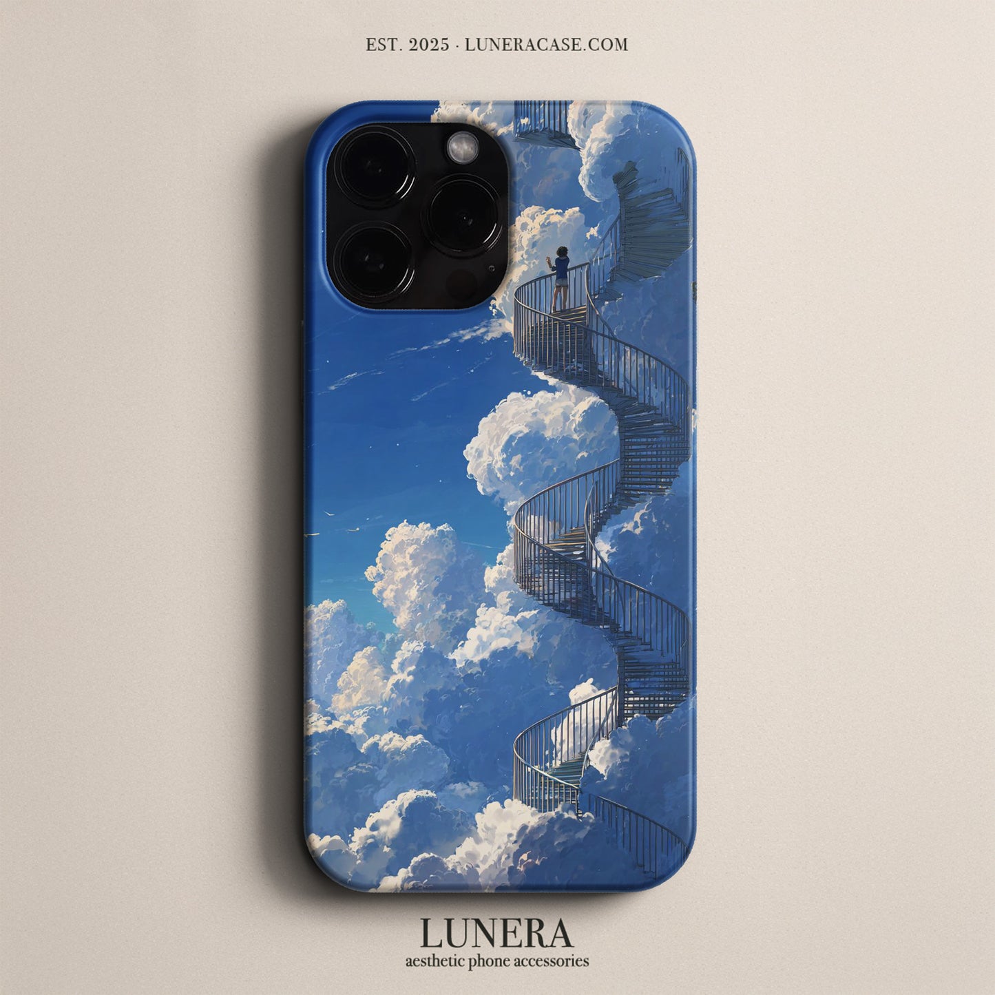 Lunera "Stairway To Clouds" Tasarım Telefon Kılıfı - Telefon Kılıfları Serisi