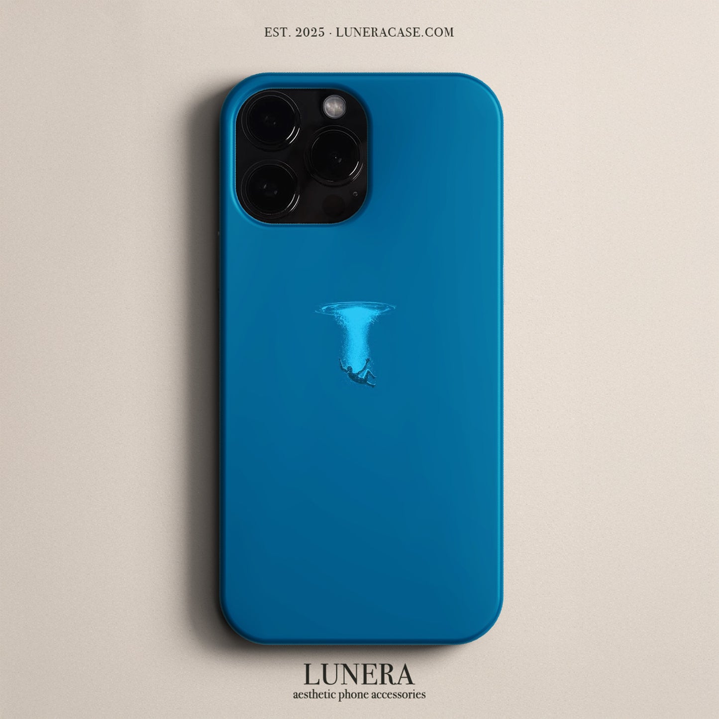 Lunera "Deep Blue Abyss" Tasarım Telefon Kılıfı - Doğa & Uzay Serisi