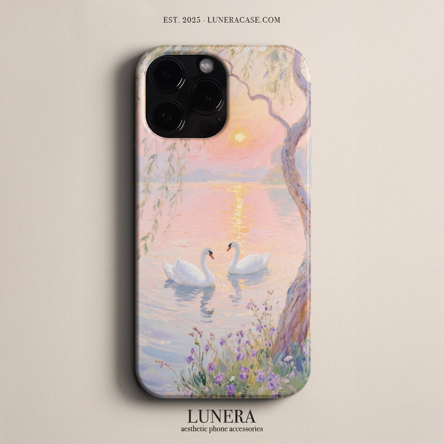 Lunera "Velvet Sunset" Tasarım Telefon Kılıfı - Soyut & Sanatsal Serisi