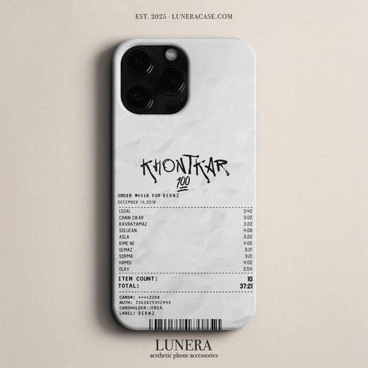 'Concert Ticket for Khontkar' Tasarım Telefon Kılıfı