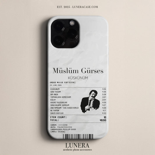 'Concert Ticket for Müslüm Gürses' Tasarım Telefon Kılıfı