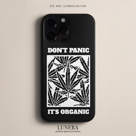 'Don't Panic, It's Organic' Tasarım Telefon Kılıfı