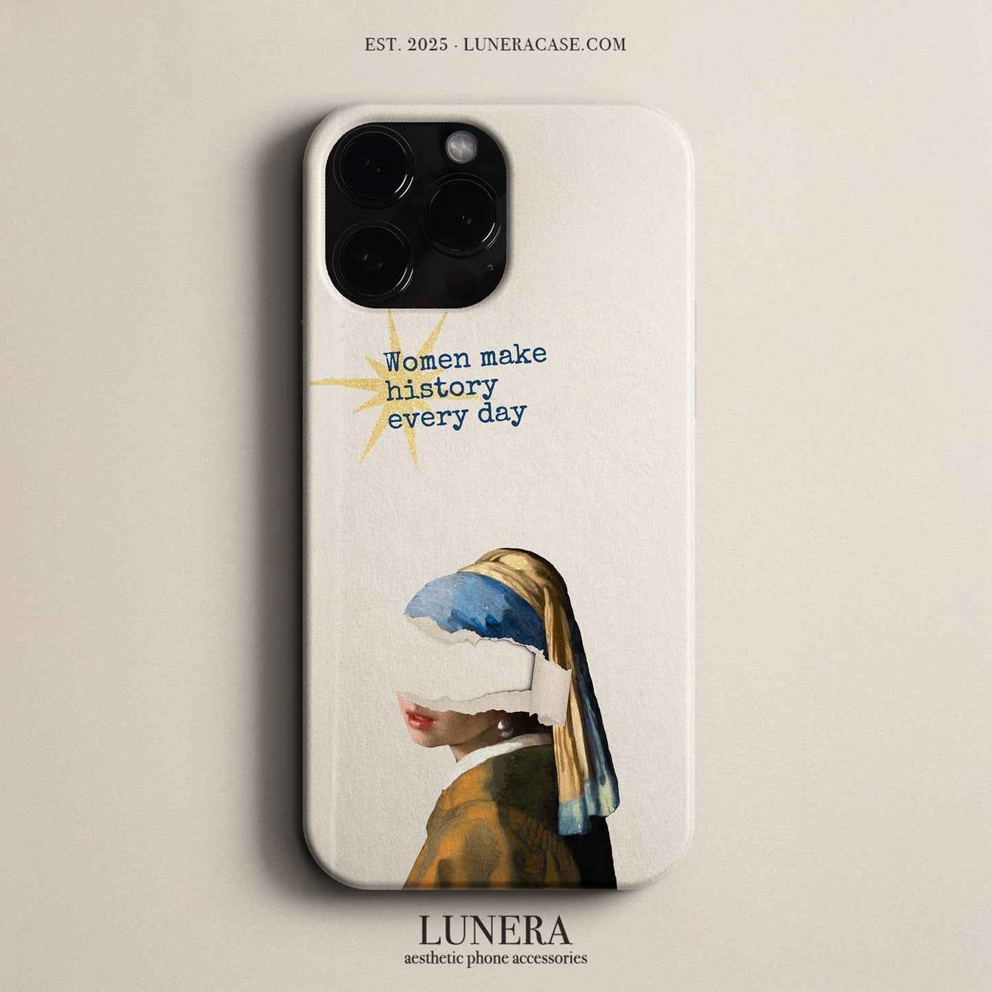 Lunera "Women Make History" Tasarım Telefon Kılıfı - Art Serisi