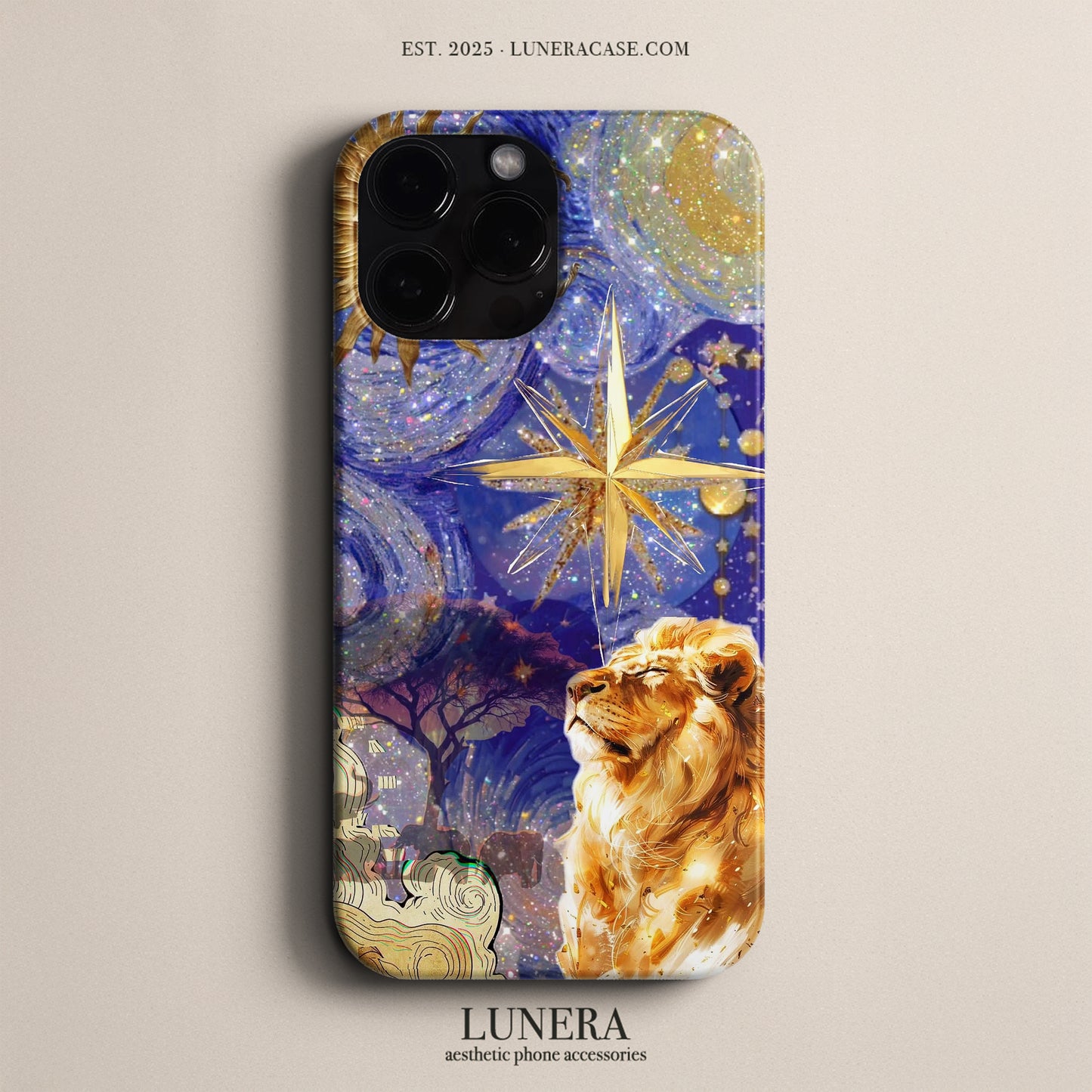 Lunera "Celestial Lion" Tasarım Telefon Kılıfı – The Art Edition Collection