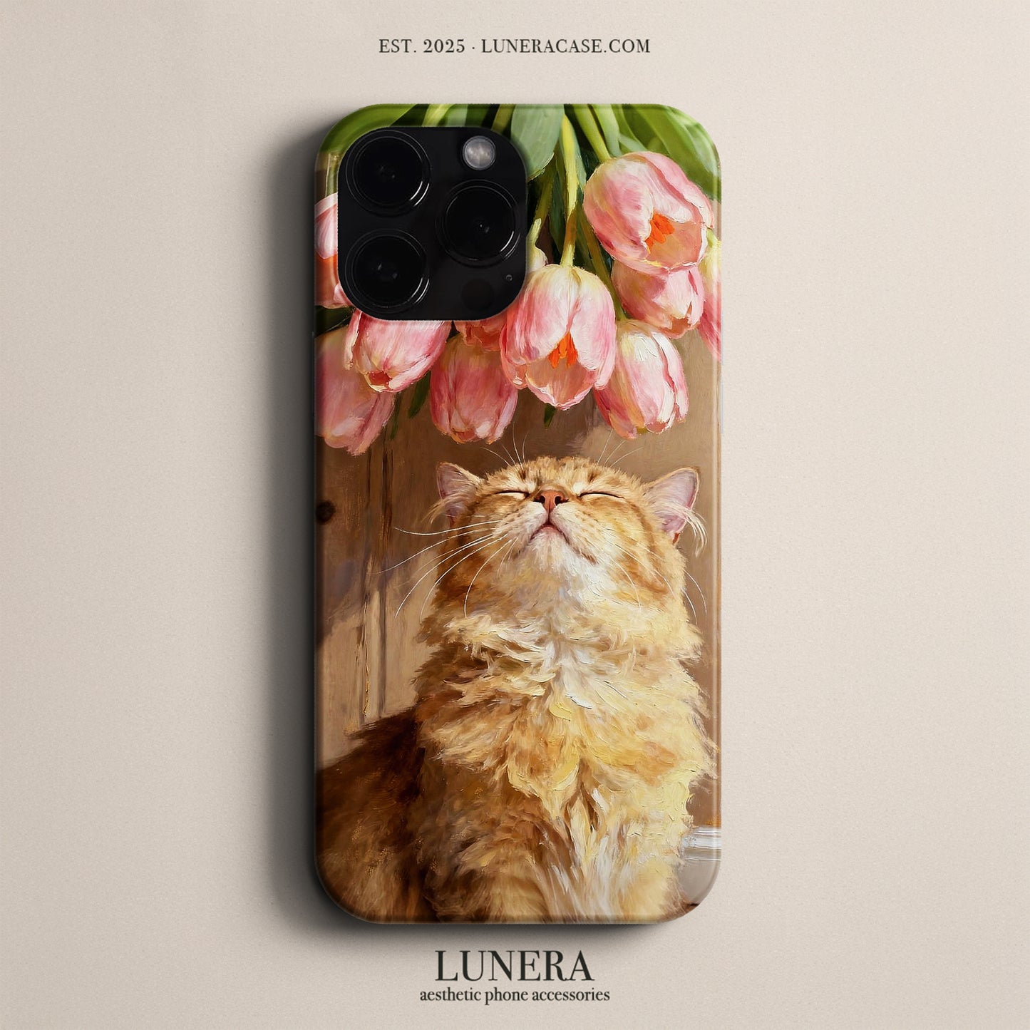 Lunera "Tulip Dreams" Tasarım Telefon Kılıfı – The Serenity Collection (Limited) Serisi