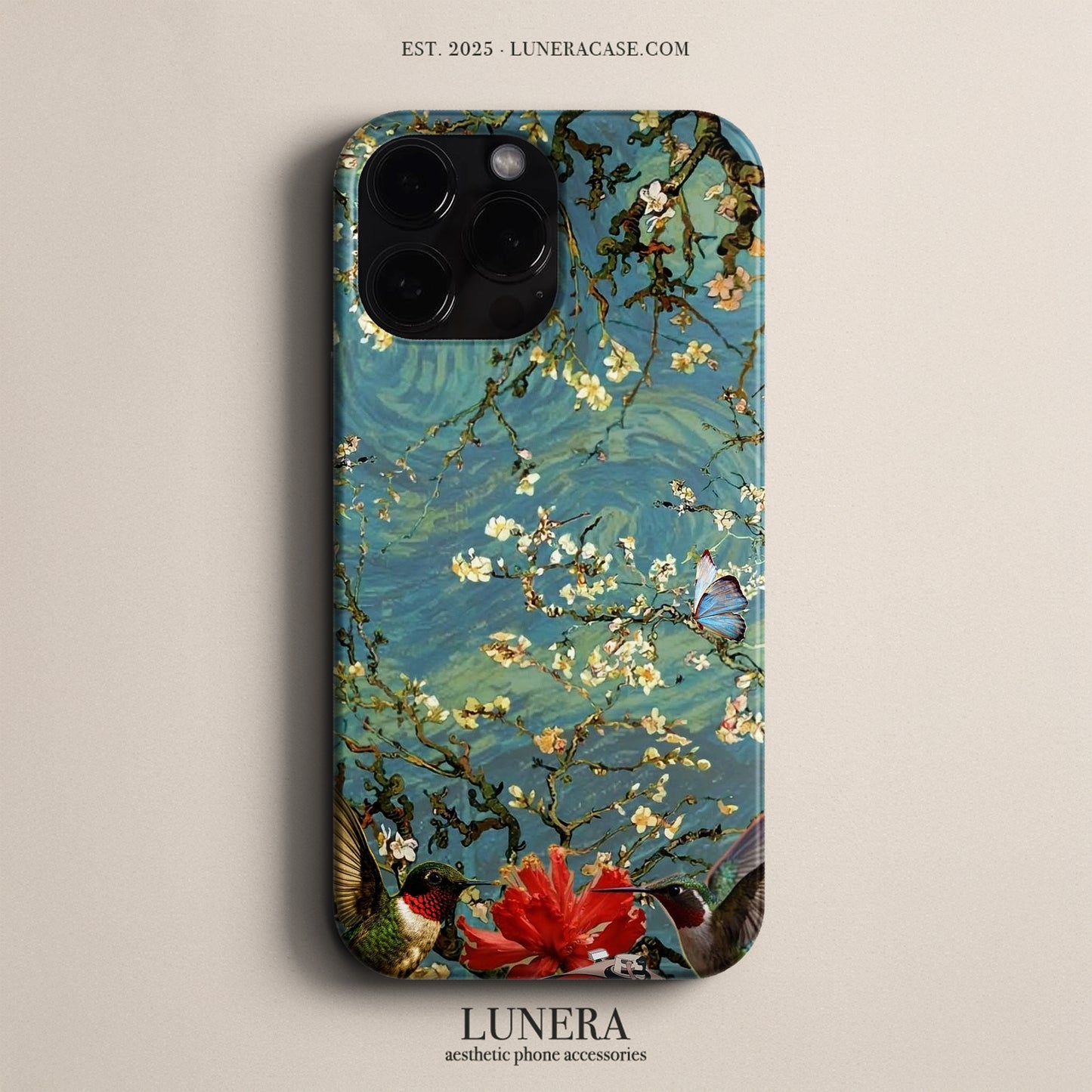 Lunera "Almond Blossom Dreams" Tasarım Telefon Kılıfı – The Art Edition Collection Serisi