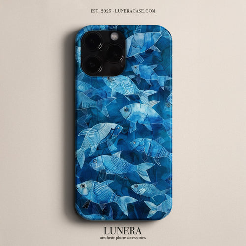 Lunera "Deep Sea School" Tasarım Telefon Kılıfı - Doğa & Manzara Serisi