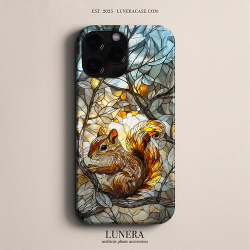Lunera "Golden Squirrel" Tasarım Telefon Kılıfı - Nature Serisi
