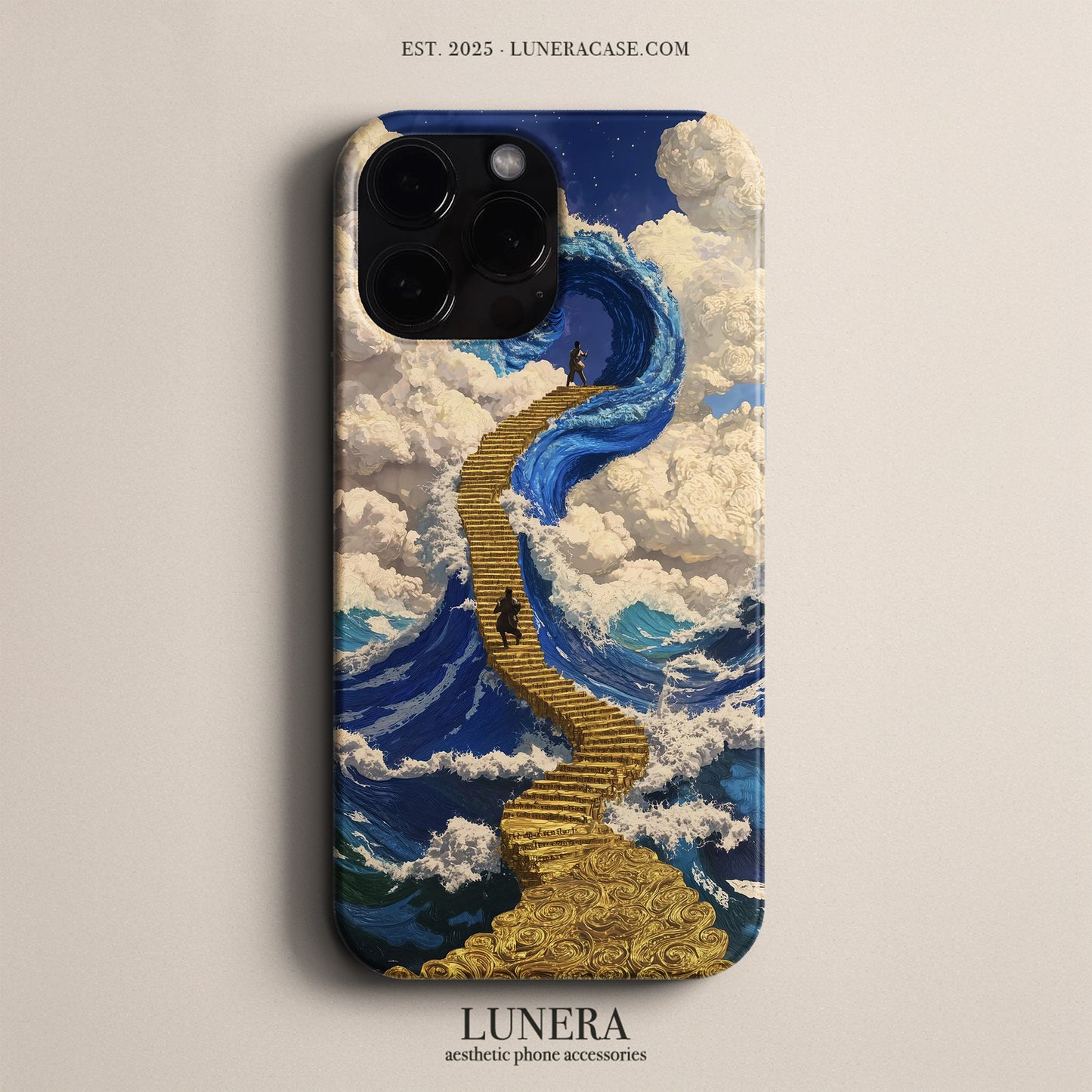 Lunera "The Infinite Climb" Tasarım Telefon Kılıfı - Soyut & Geometrik Tasarımlar Serisi