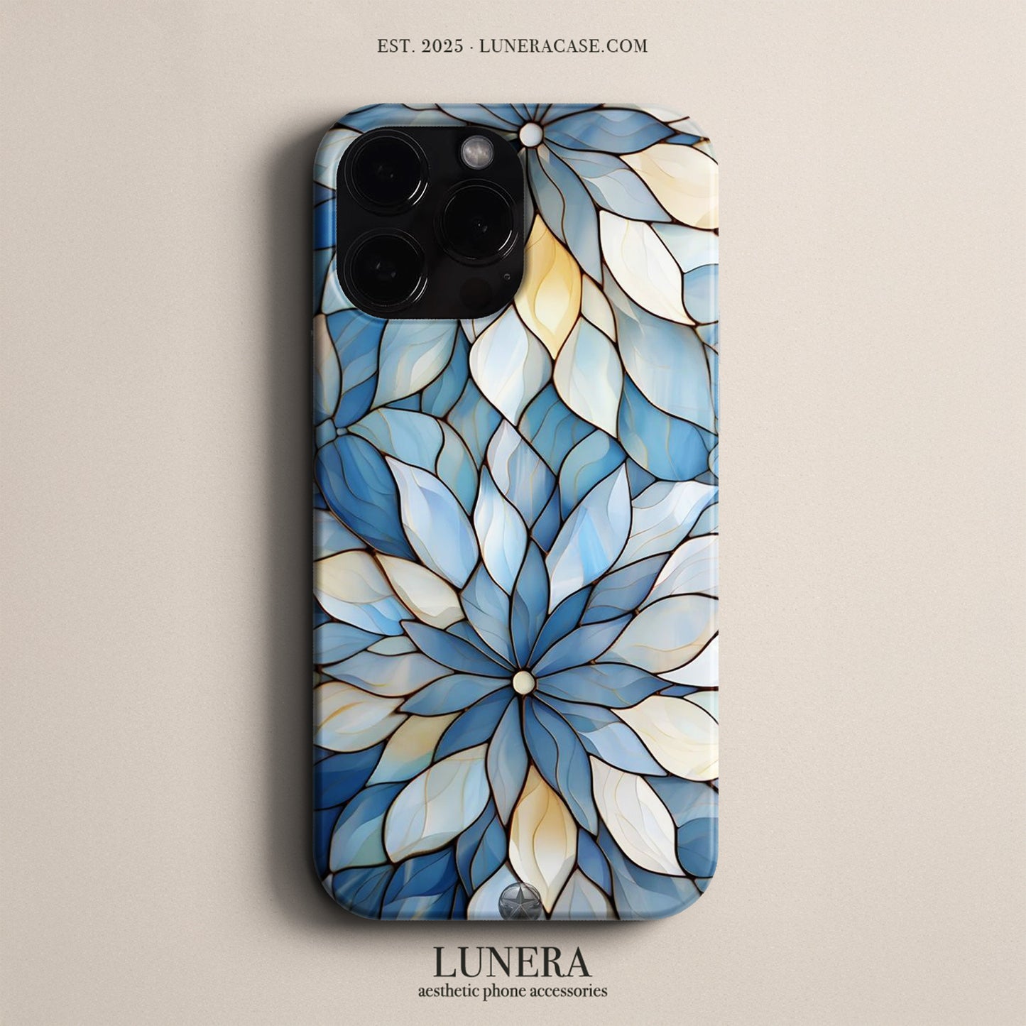 Lunera "Crystalline Petals" Tasarım Telefon Kılıfı - Çiçek & Doğa Serisi