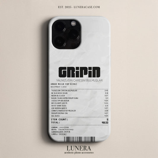'Concert Ticket for Gripin' Tasarım Telefon Kılıfı