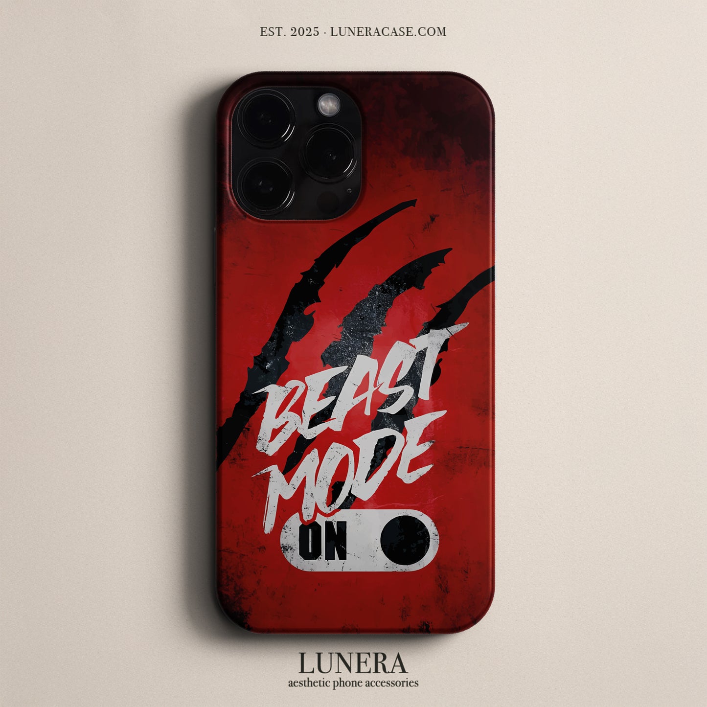 'Beast Mode: On' Tasarım Telefon Kılıfı