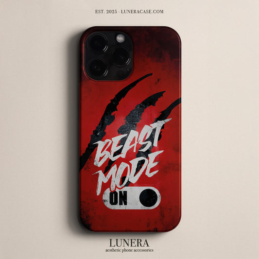 'Beast Mode: On' Tasarım Telefon Kılıfı