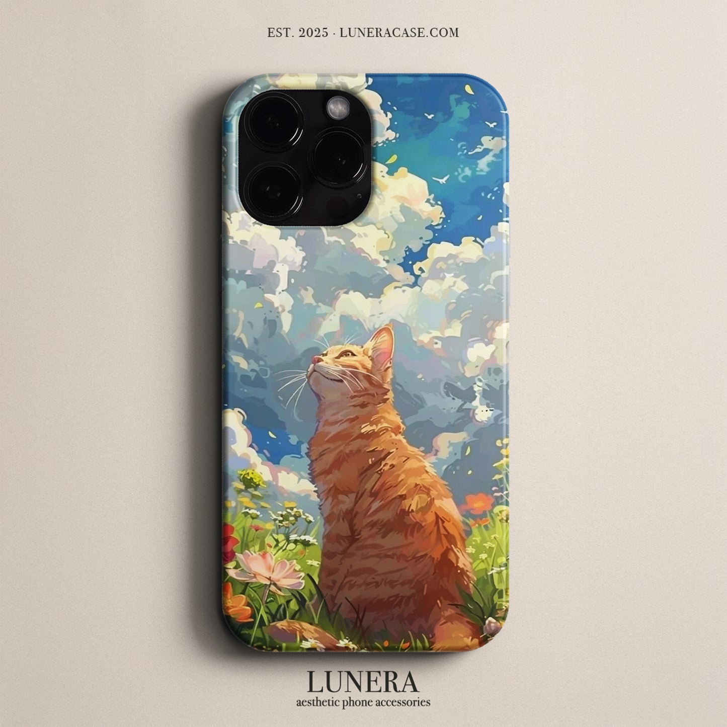 'Catmorning' Tasarım Telefon Kılıfı