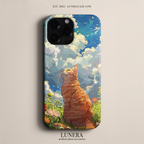 'Catmorning' Tasarım Telefon Kılıfı
