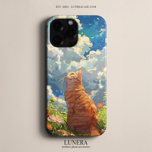 'Catmorning' Tasarım Telefon Kılıfı