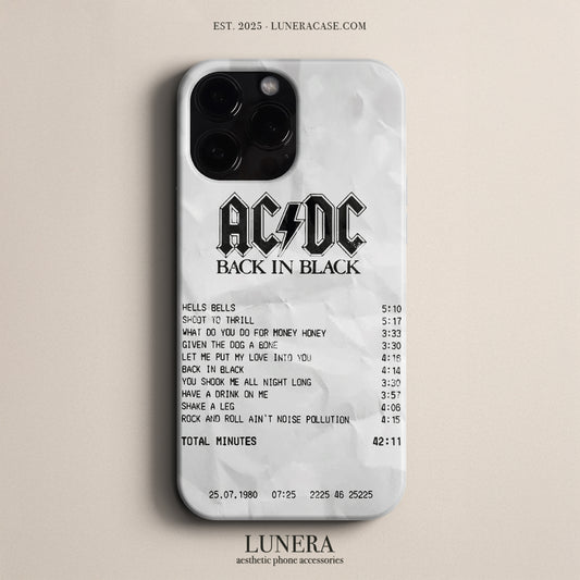 'Concert Ticket for AC&DC' Tasarım Telefon Kılıfı