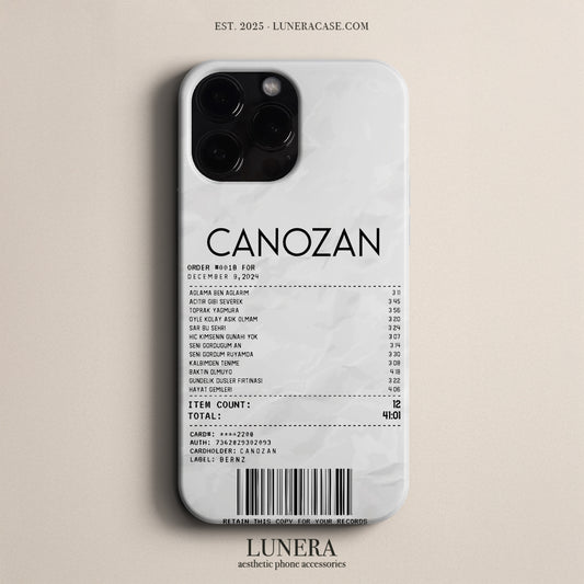 'Concert Ticket for Canozan' Tasarım Telefon Kılıfı