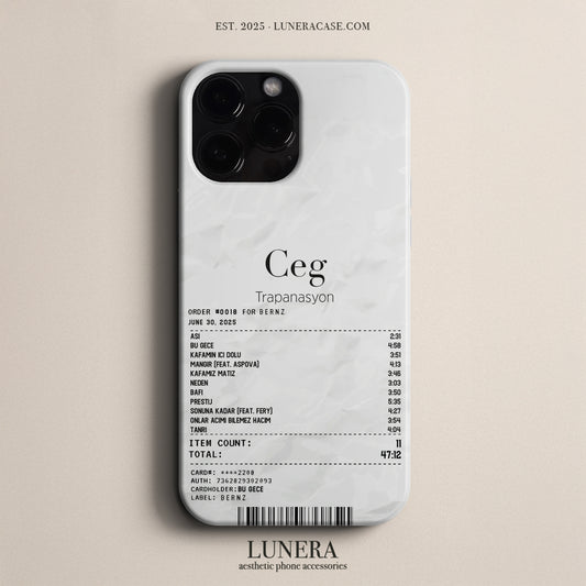 'Concert Ticket for Ceg' Tasarım Telefon Kılıfı