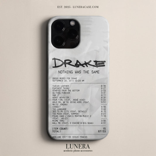'Concert Ticket for DRAKE' Tasarım Telefon Kılıfı