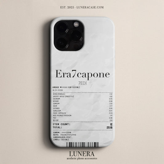 'Concert Ticket for Era7Capone' Tasarım Telefon Kılıfı