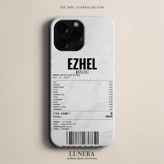 'Concert Ticket for Ezhel' Tasarım Telefon Kılıfı