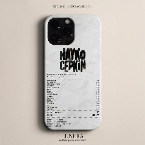 'Concert Ticket for HAYKO CEPKİN' Tasarım Telefon Kılıfı
