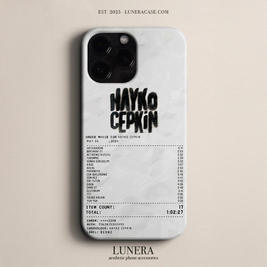 'Concert Ticket for HAYKO CEPKİN' Tasarım Telefon Kılıfı