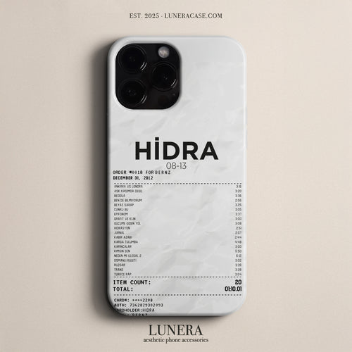 'Concert Ticket for Hidra' Tasarım Telefon Kılıfı