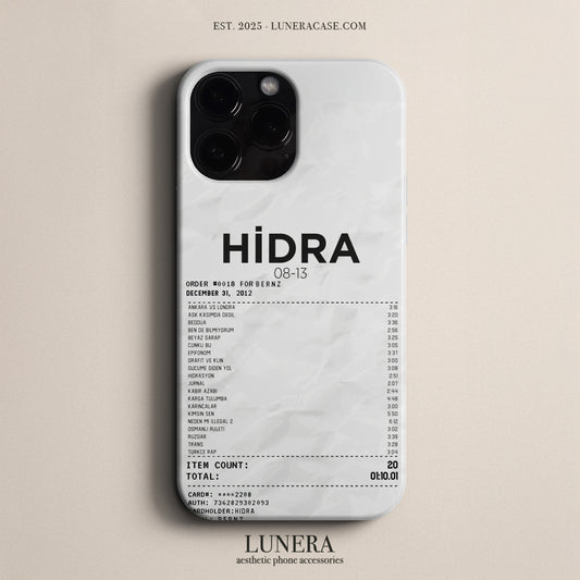 'Concert Ticket for Hidra' Tasarım Telefon Kılıfı