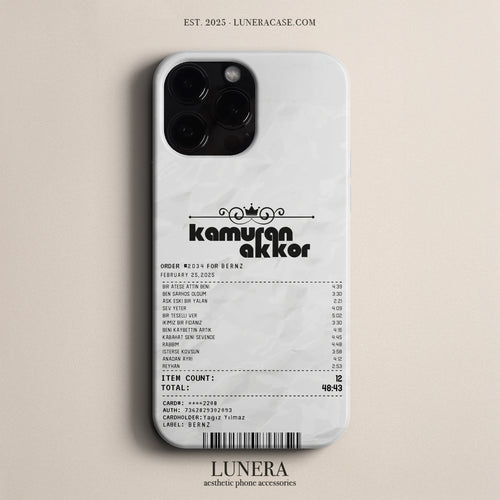 'Concert Ticket for Kamuran Akkor' Tasarım Telefon Kılıfı