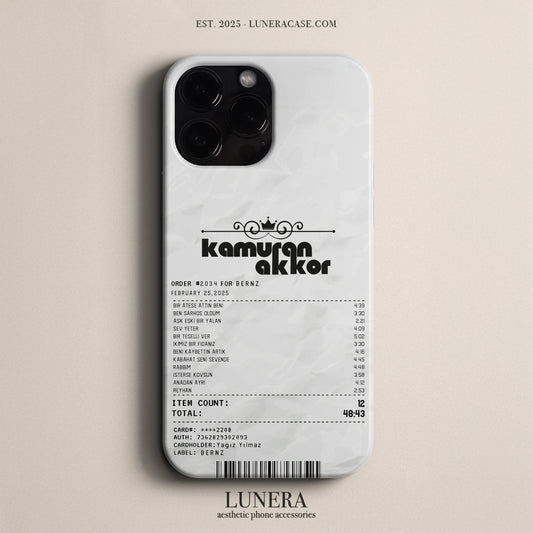 'Concert Ticket for Kamuran Akkor' Tasarım Telefon Kılıfı