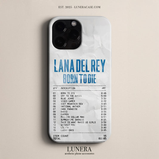 'Concert Ticket for LANA DEL REY' Tasarım Telefon Kılıfı