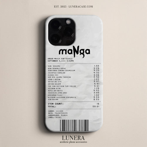 'Concert Ticket for maNga' Tasarım Telefon Kılıfı