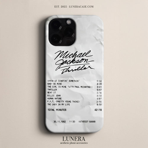 'Concert Ticket for MICHAEL JACKSON' Tasarım Telefon Kılıfı