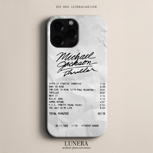 'Concert Ticket for MICHAEL JACKSON' Tasarım Telefon Kılıfı