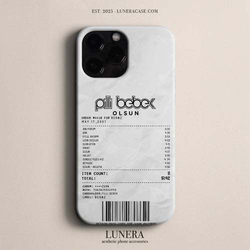 'Concert Ticket for Pilli Bebek' Tasarım Telefon Kılıfı