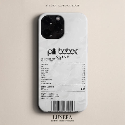 'Concert Ticket for Pilli Bebek' Tasarım Telefon Kılıfı