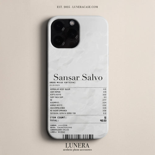 'Concert Ticket for Sansar Salvo' Tasarım Telefon Kılıfı