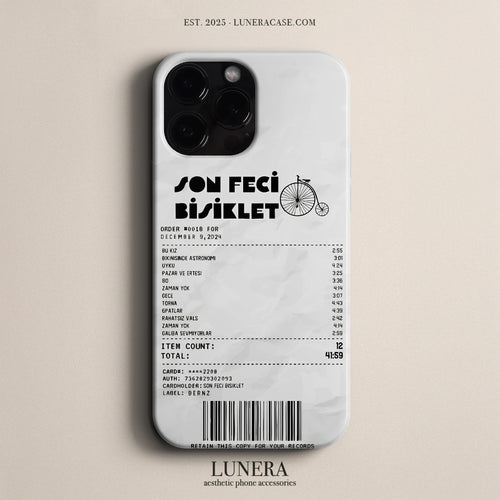 'Concert Ticket for Son Feci Bisiklet' Tasarım Telefon Kılıfı