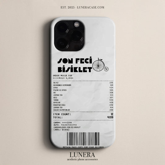 'Concert Ticket for Son Feci Bisiklet' Tasarım Telefon Kılıfı