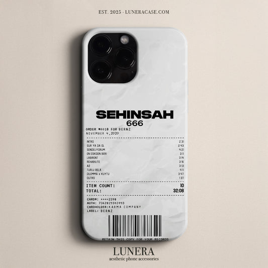'Concert Ticket for Şehinşah' Tasarım Telefon Kılıfı