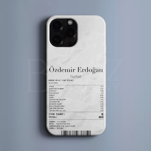 'Concert Ticket for Özdemir Erdoğan' Tasarım Telefon Kılıfı