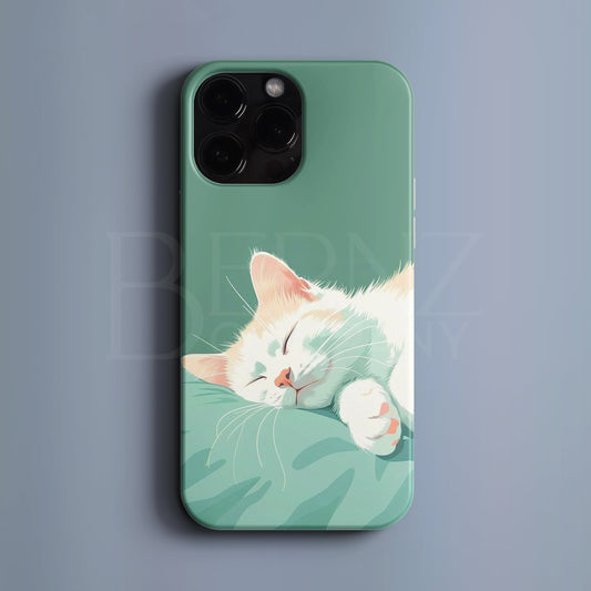 'Sleepy Cat' Tasarım Telefon Kılıfı BERNZ COMPANY