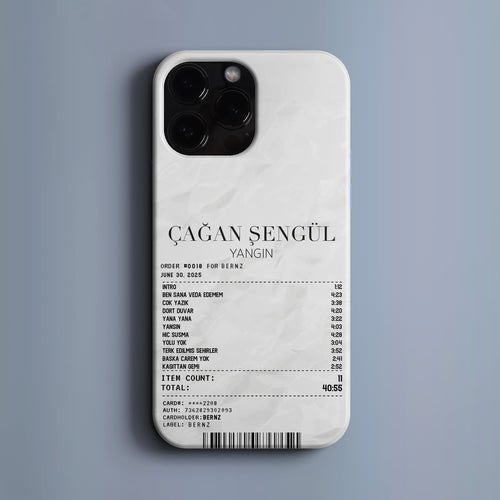'Concert Ticket for Çağan Şengül' Tasarım Telefon Kılıfı
