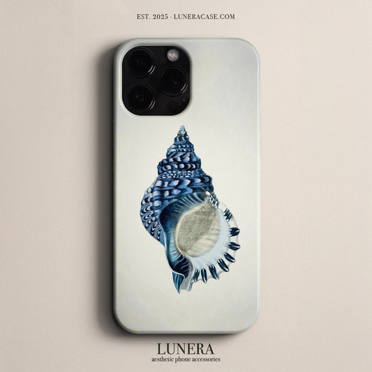 LUNERA 'Ocean Shell' Case – Deniz Kabuğu İllüstrasyonlu Minimal Kılıf