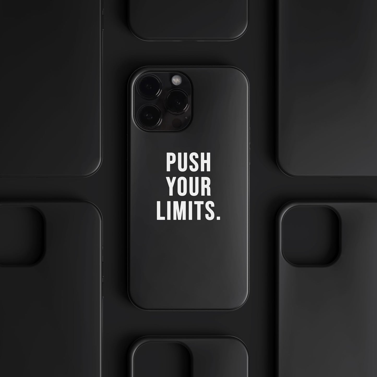 'Push Your Limits' Tasarım Telefon Kılıfı - Motivasyon