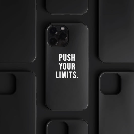 'Push Your Limits' Tasarım Telefon Kılıfı - Motivasyon