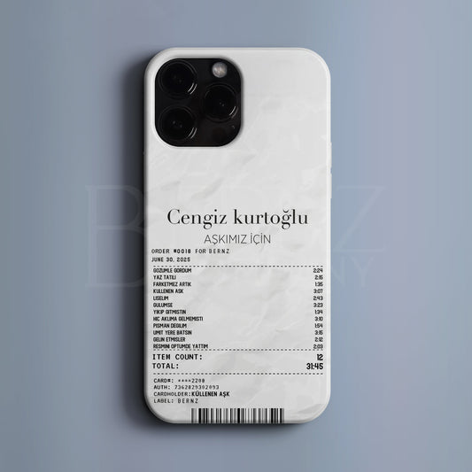 'Concert Ticket for Cengiz Kurtoğlu' Tasarım Telefon Kılıfı