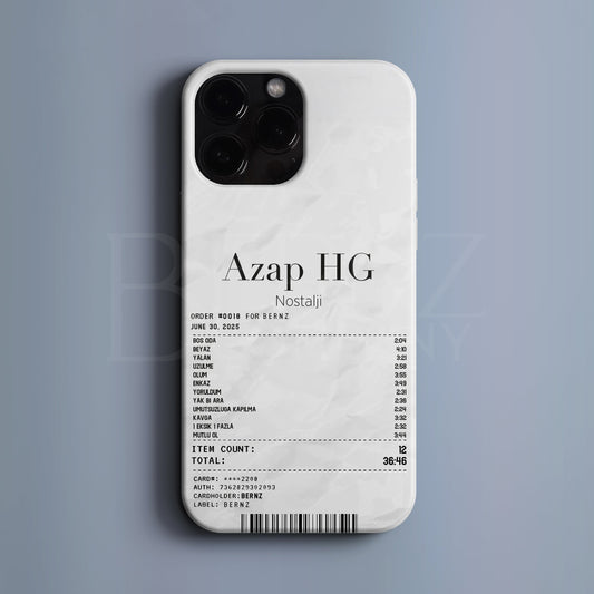 'Concert Ticket for Azap HG' Tasarım Telefon Kılıfı